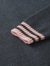 COMOBOCA 100% Wool Kid's Cable Knit Zip Up Coat