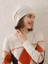 COMOBOCA 100% Cashmere Classic Slouchy Beanie