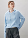 COMOBOCA Women's Wool Fuzzy Hooded Sweater