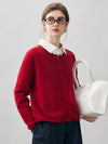 COMOBOCA 100% Cashmere Women's Button Front Knit Cardigan