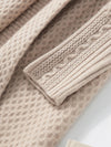 COMOBOCA 100% Cashmere Women's Knit Cardigan Coat