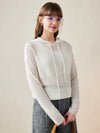 COMOBOCA 100% Wool Women's Sweater Extra Size Knit Hoodie