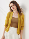 COMOBOCA Women's Open Front Mesh Knit Cardigan