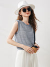 COMOBOCA Women's Frayed Edge Textured Tank Top