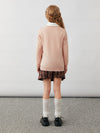 COMOBOCA 100% Wool Kids' Panda Pattern Round Neck Sweater