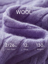 COMOBOCA 100% Wool Kids' Cable Knit Round Neck Sweater Vest