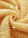COMOBOCA Women's Mohair Sheer Knit Round Neck Sweater
