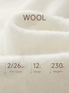 COMOBOCA 100% Wool Kids' Fair Isle Snowflake Round Neck Sweater