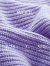 COMOBOCA 100% Wool Women's Cable Round Neck Knit Sweater