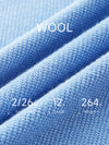 COMOBOCA 100% Wool Women's Ribbed Hem Adjustable Hoodie