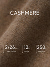 COMOBOCA 100% Cashmere Men's Mock Neck Knit Sweater