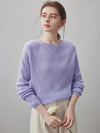 100% Cashmere Women's Fair Isle Button Front Cardigan
