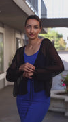 100% Mulberry Silk Women's Tie-Front Blouse