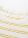 Women's Round Neck Linen Knit Top With Embroidery