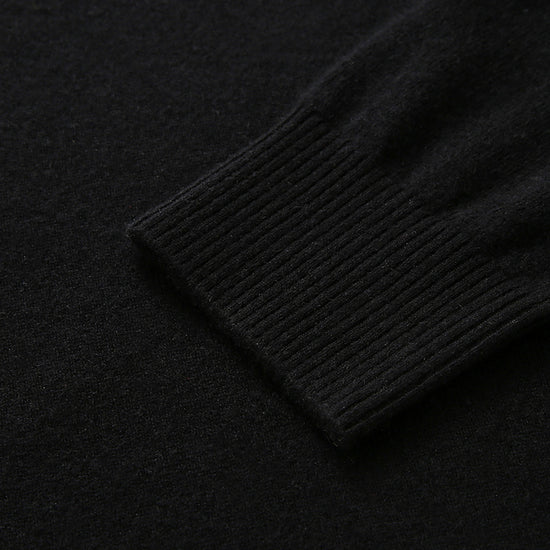 COMOBOCA 100% Cashmere Men's Knit Polo Pullover Sweater