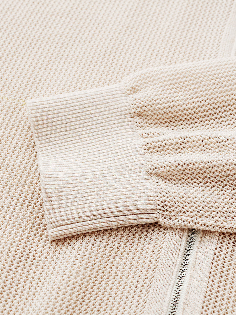 COMOBOCA Women's Sheer Mesh Hooded Zip Up Cardigan