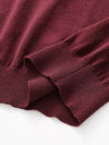 Women's Sophisticated Mulberry Silk Knit Top with Off-Shoulder Neckline