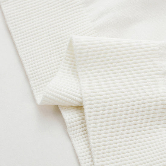 COMOBOCA Women's Floral Embroidery Knit T-Shirt