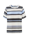 100% Mulberry Silk Women’s Vintage Print Round-Neck Short Sleeve T-Shirt