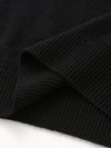 COMOBOCA 100% Cashmere Men's Knit Polo Pullover Sweater