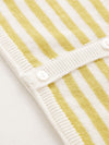 Women’s Linen Blend Striped Knit Pullover Short Sleeve T-Shirt