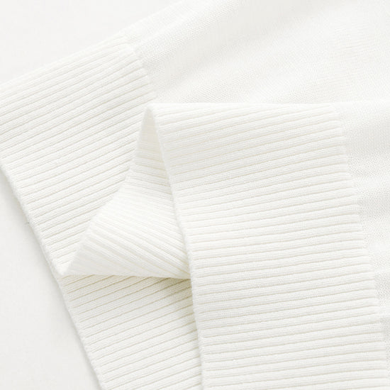 COMOBOCA Women's Rhinestone Trim Knit T-Shirt