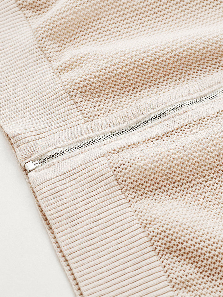 COMOBOCA Women's Sheer Mesh Hooded Zip Up Cardigan