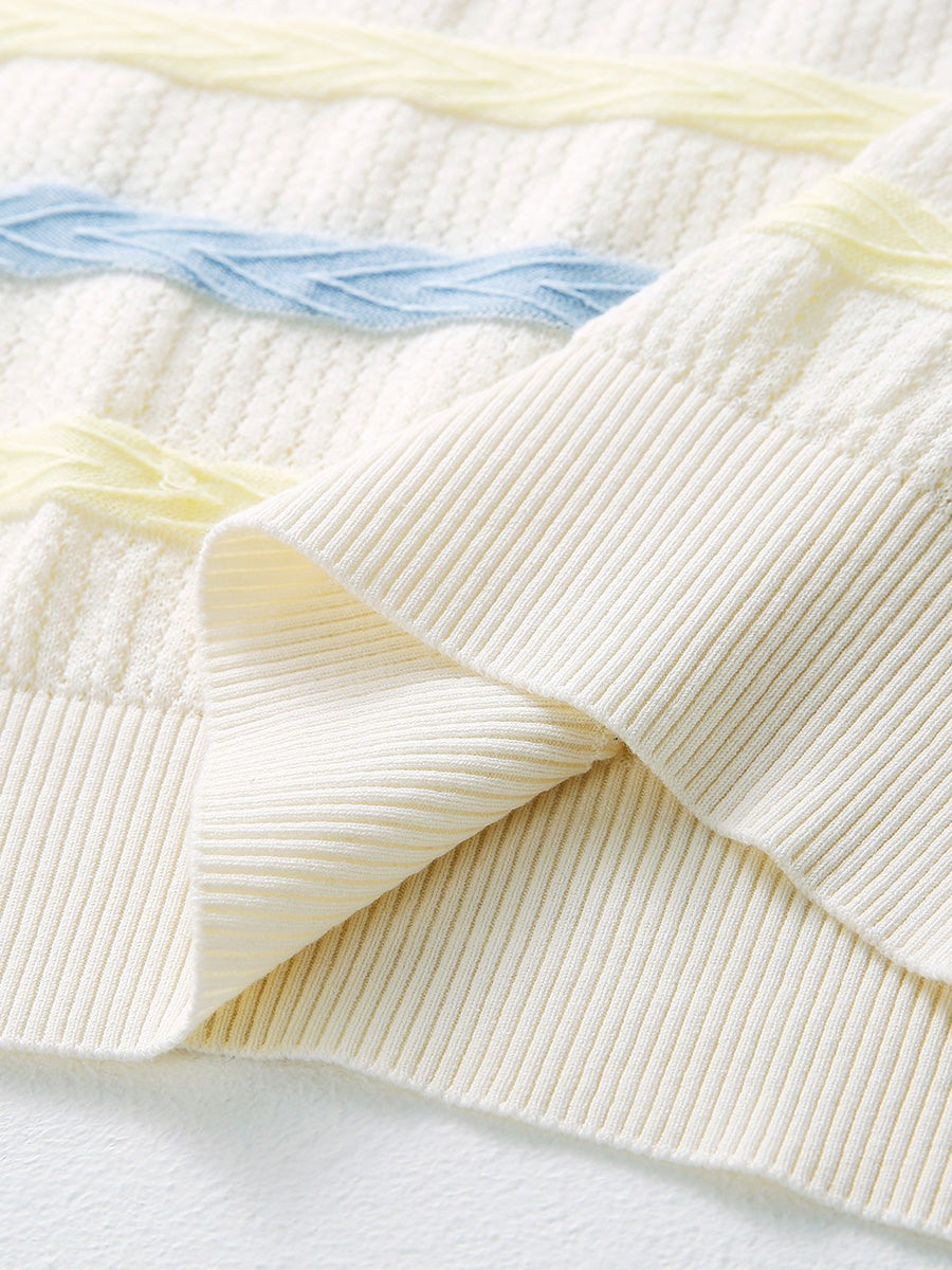 COMOBOCA Women's Striped Knit Cap Sleeve T-Shirt