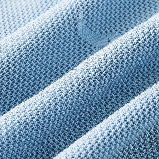 COMOBOCA Women's Pet Pointelle Knit Round Neck Cardigan