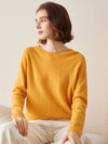 COMOBOCA 100% Cashmere Women's Loose Knit Sweater