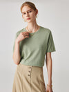 COMOBOCA Women's Soft Knit Short Sleeve T-Shirt
