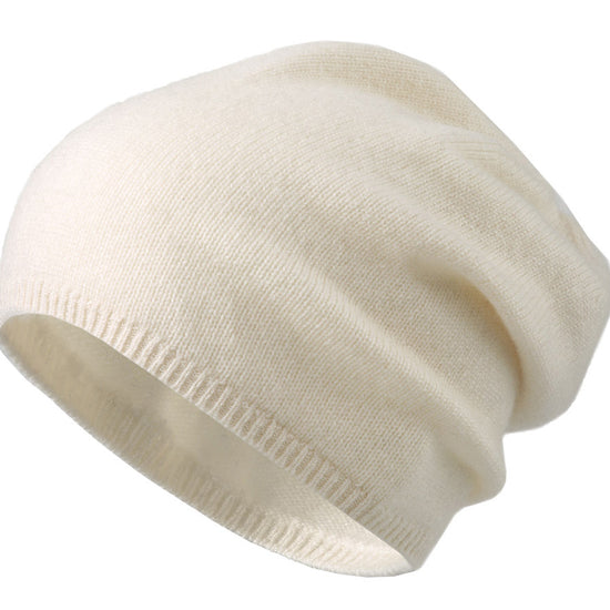 COMOBOCA 100% Cashmere Classic Slouchy Beanie