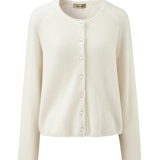 COMOBOCA 100% Cashmere Women's Button Front Knit Cardigan