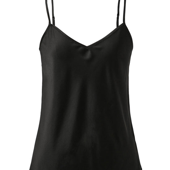 COMOBOCA Women's Silk V-Neck Adjustable Straps Camisole