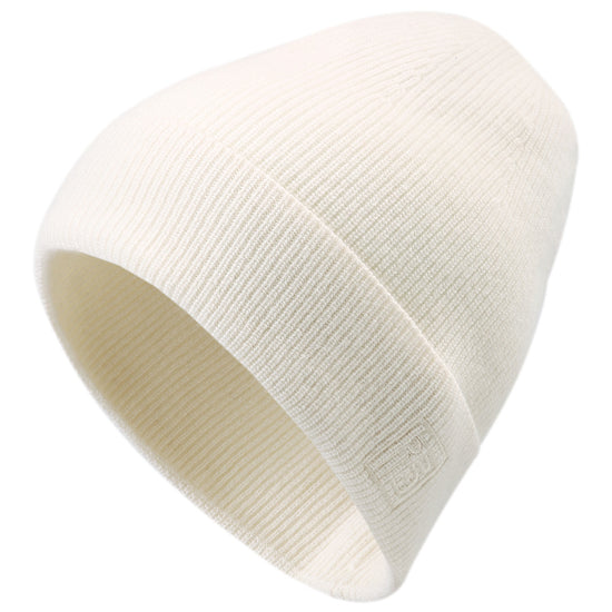 COMOBOCA 100% Cashmere Women's Ribbed Knit Beanie