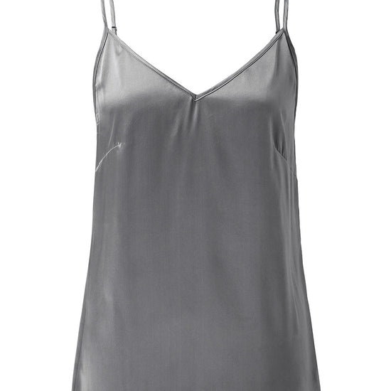 COMOBOCA Women's Silk Adjustable Straps V-Neck Camisole
