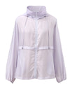 COMOBOCA 100% Mulberry Silk Women's Zip Up Hooded Jacket