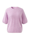 COMOBOCA Women's Wool Seamless Brushed Half Sleeve Knit Sweater