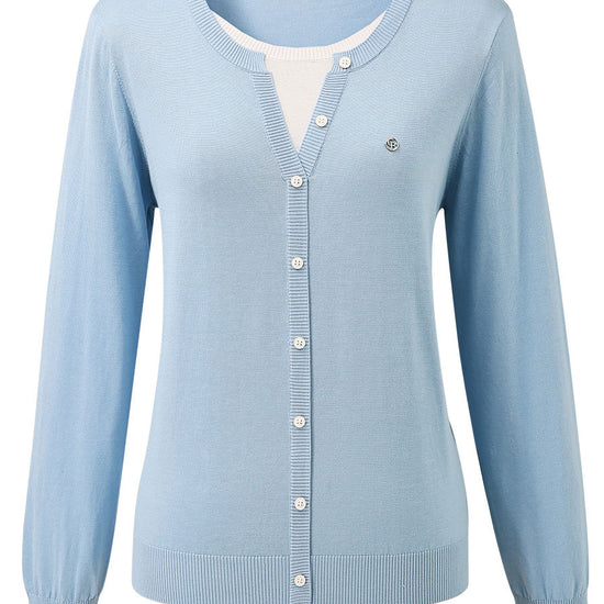 COMOBOCA Women's Ribbed Mock Cardigan Sweater