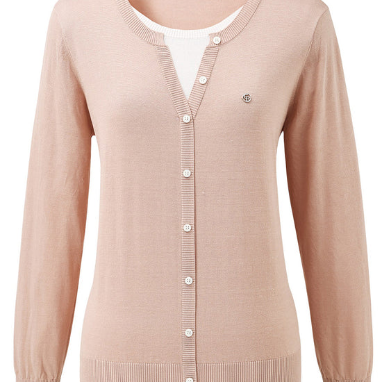 COMOBOCA Women's Ribbed Mock Cardigan Sweater