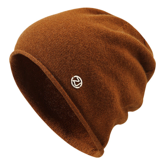 COMOBOCA 100% Cashmere Women's Slouchy Knit Beanie