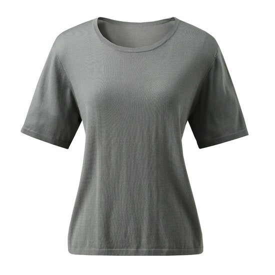 COMOBOCA Women's Soft Knit Short Sleeve T-Shirt
