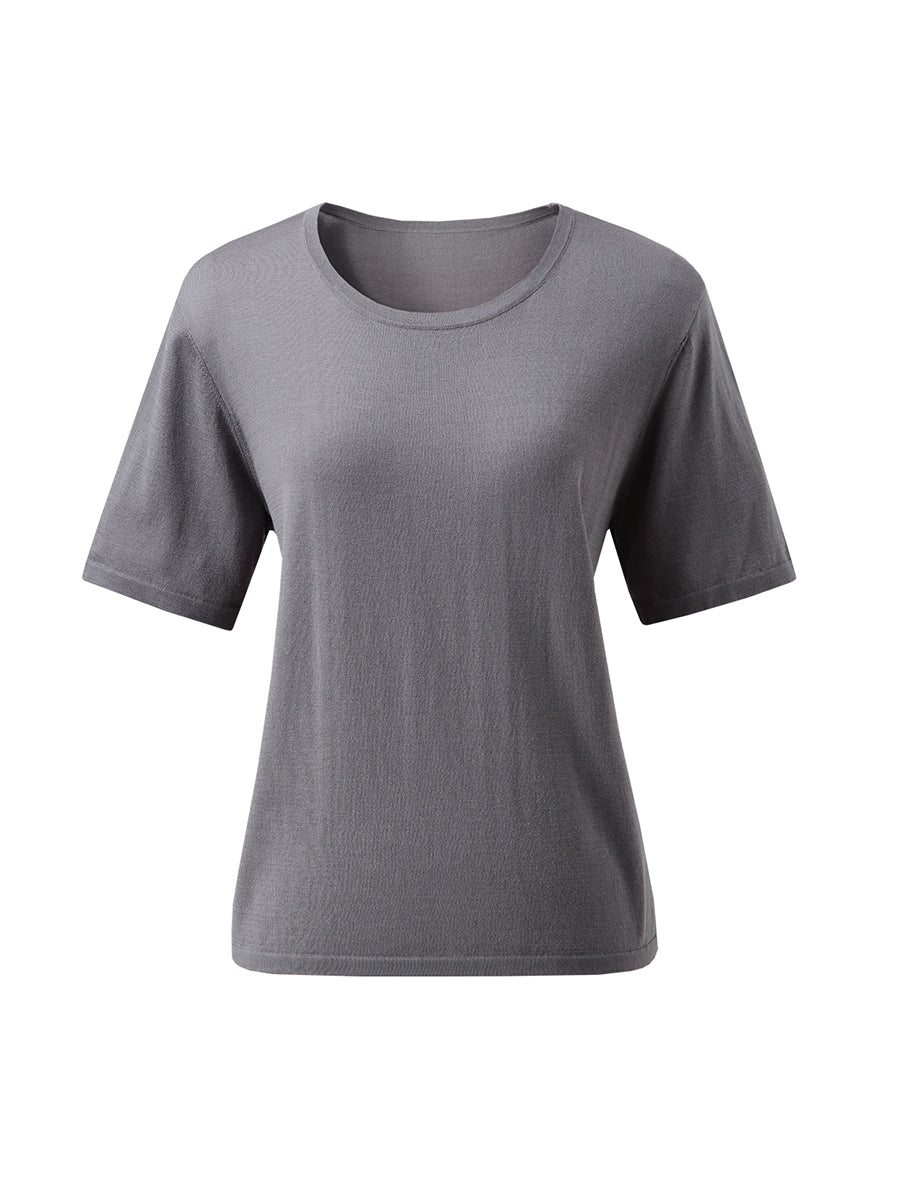 COMOBOCA Women's Soft Knit Short Sleeve T-Shirt