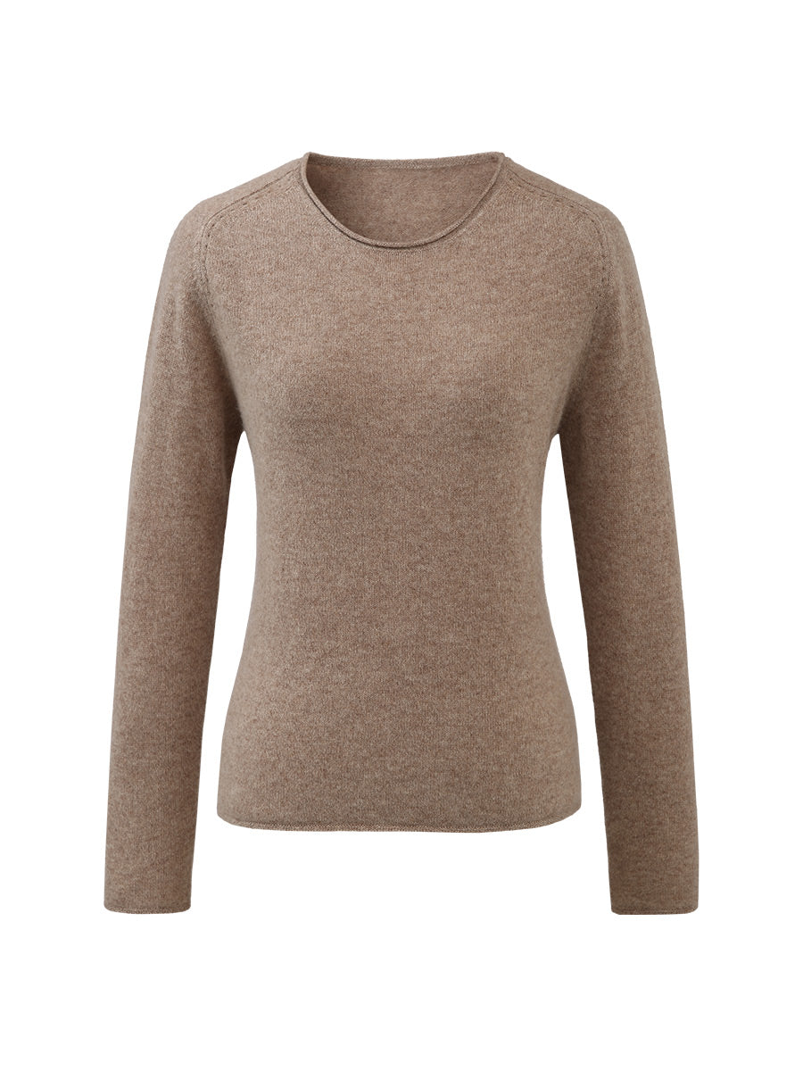 COMOBOCA 100% Cashmere Women's Loose Knit Sweater