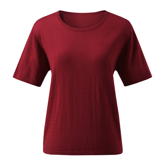 COMOBOCA Women's Soft Knit Short Sleeve T-Shirt