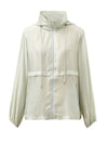COMOBOCA 100% Mulberry Silk Women's Zip Up Hooded Jacket