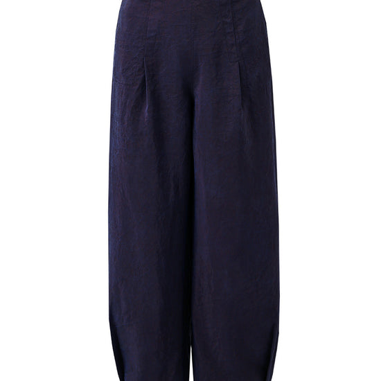 COMOBOCA 100% Mulberry Silk Women's Reversible High Waist Pants