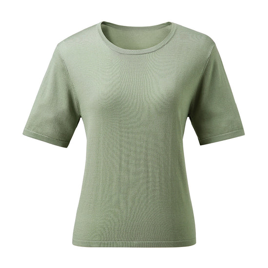 COMOBOCA Women's Soft Knit Short Sleeve T-Shirt