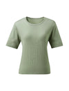 COMOBOCA Women's Soft Knit Short Sleeve T-Shirt
