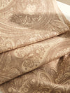 COMOBOCA 100% Cashmere Women's Paisley Pattern Fringed Scarf